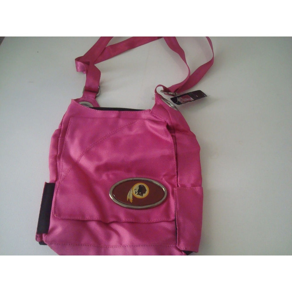WASHINGTON REDSKINS PINK 11X14  Purse  BAG‎ HANDBAG TOTE HAND VINTAGE BP1